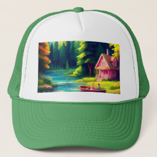 Natur med Rosa Cottage Keps