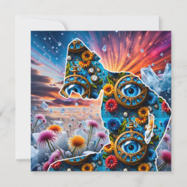 Natur med tid julkort