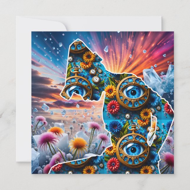 Natur med tid julkort (Framsida)