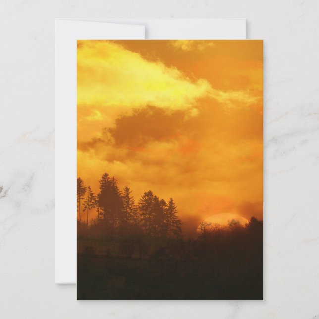 NATUR MORNING SUNRISE INBJUDNINGAR (Framsida)