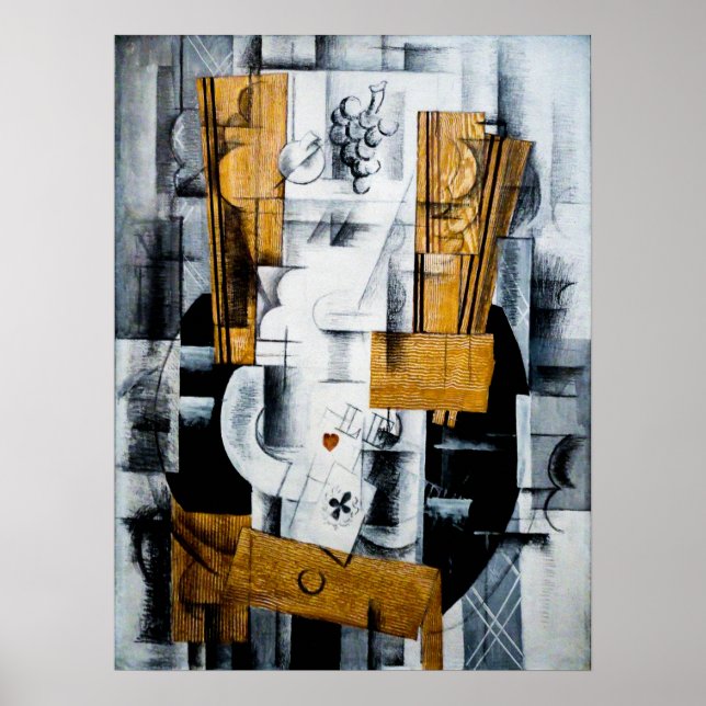 Natur morte av Georges Braque Poster (Framsidan)