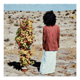 Natur möter isolering perfect poster