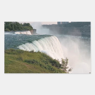Natur: Niagara Falls Rektangulärt Klistermärke