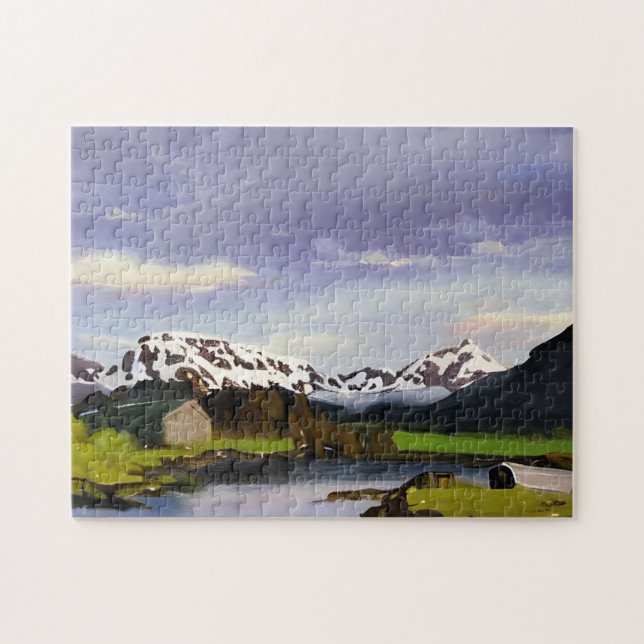 Natur - Norge konst Pussel (Horisontell)