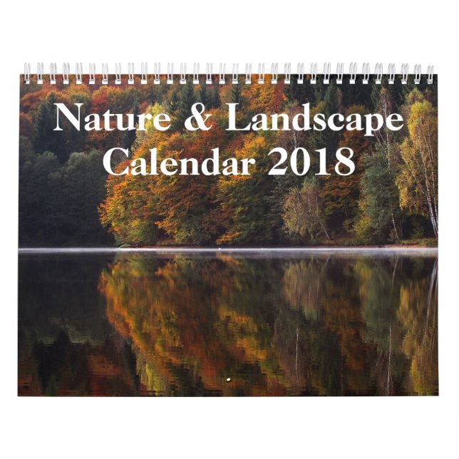 Natur- och landskapsfoto 2018 kalender (Omslag)