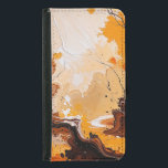 Natur Plånboksfodral För Samsung Galaxy S5<br><div class="desc">Denna sjudande abstrakt fångar naturens kärna i rörelse, blandar rikens skuggor av bränd orange, djupbrun och guldbrun gult i en flytande, snurrande sammansättning. Biet väcker känslan av att höst löv fångas i en varm bryggsäck, med ömtåligt svart linjer som liknar obart grenar väver genom flödet. Det är ett dynamiskt firande...</div>