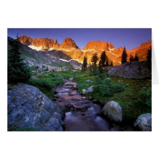 Natur scen I Hälsningskort