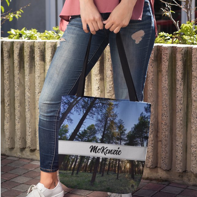 Natur Scene Sunset Kaibab Forest Personalize Tygkasse (Skapare uppladdad)