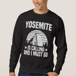 Natur Sommarsemester Yosemite Nationalpark 1 Lång Ärmad Tröja