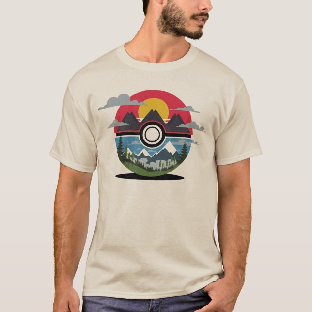 Natur & Spelinspirerad T Shirt (Framsida)