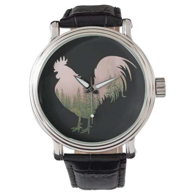 NATUR TUPP KYCKLING SKOGSSTIL ARMBANDSUR (Framsida)