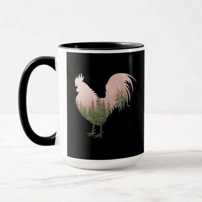 NATUR TUPP KYCKLING SKOGSSTIL MUGG (Vänster)