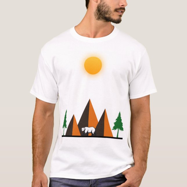 Natur Unisex T-shirt (Framsida)