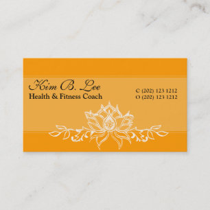 Natur utformar vit Lotus Bold-Elegant Visitkort