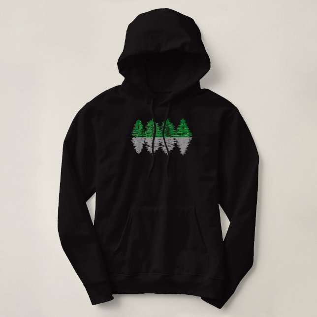 Natur utomhus Träd Reflection Wildlife Forest T Shirt (Design framsida)