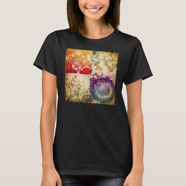 Natur - vattenfärg Kvinnor i T Shirt (Framsida)