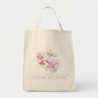 Nätur. Vila. Bloom Lila Bouquet Tygkasse