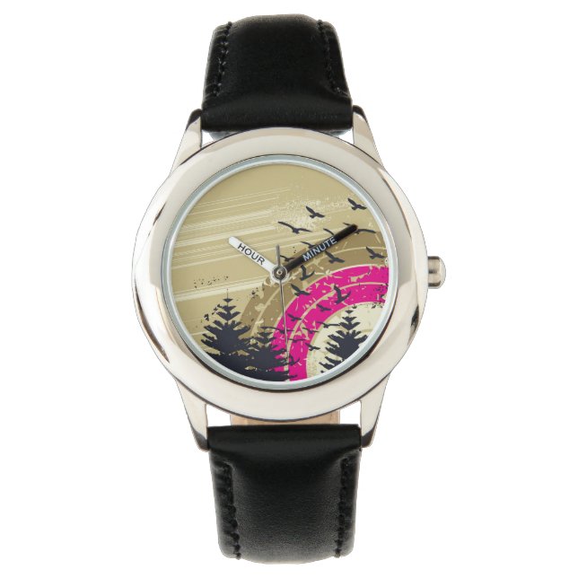 Natur Walk - bevakning Armbandsur (Framsida)