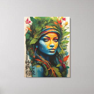 Natur Warrior Canvas Art