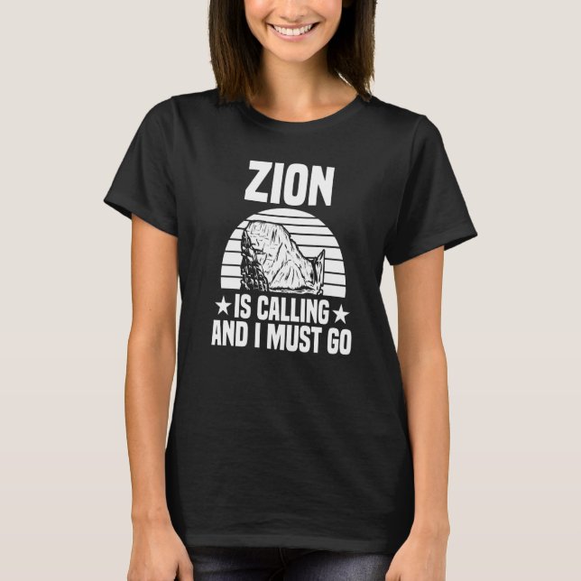 Natur Zion National Park   T Shirt (Framsida)