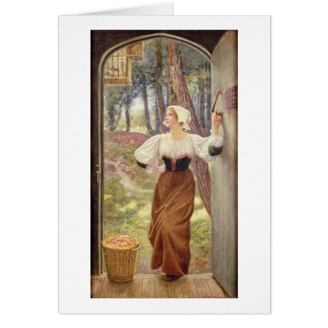 Natura tionde (w/c på papper) hälsningskort (Framsidan)