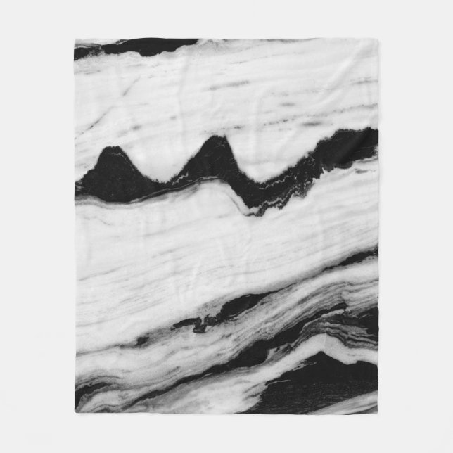 natural black and white marble texture, luxurious  fleecefilt (Framsidan)