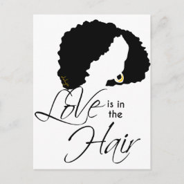 Natural Black Hair | Kärlek ligger i Hair Vykort