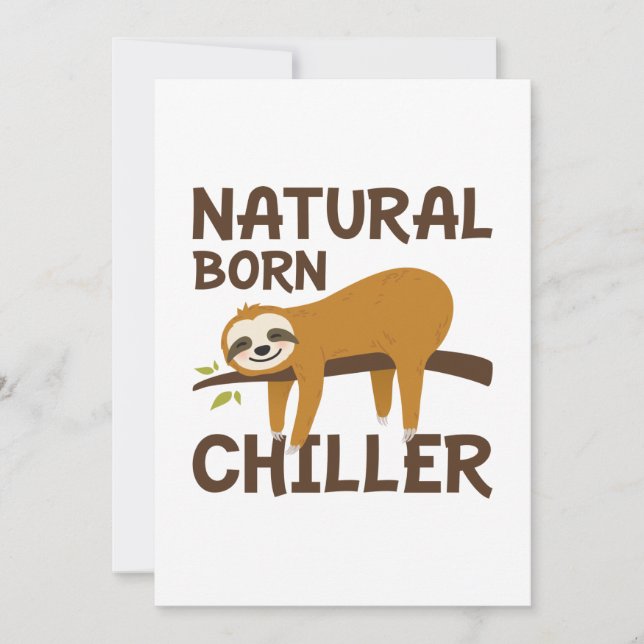 Natural Born Chiller Tack Kort (Framsida)