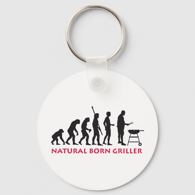Natural Born Griller 2c Nyckelring (Framsida)