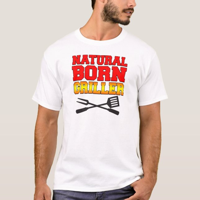 Natural Born Griller T-shirt (Framsida)