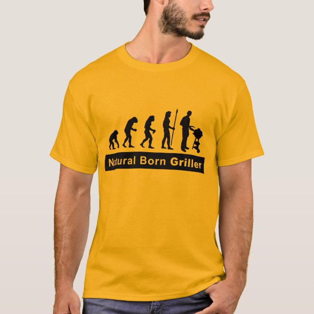 natural born griller tee shirt (Framsida)