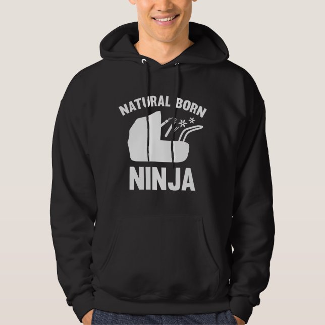 Natural Born Ninja Hoodie (Framsida)