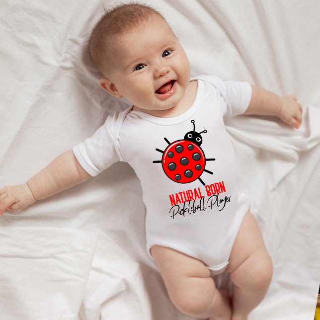 🐞 Natural Born Pickleball Player T Shirt (Skapare uppladdad)