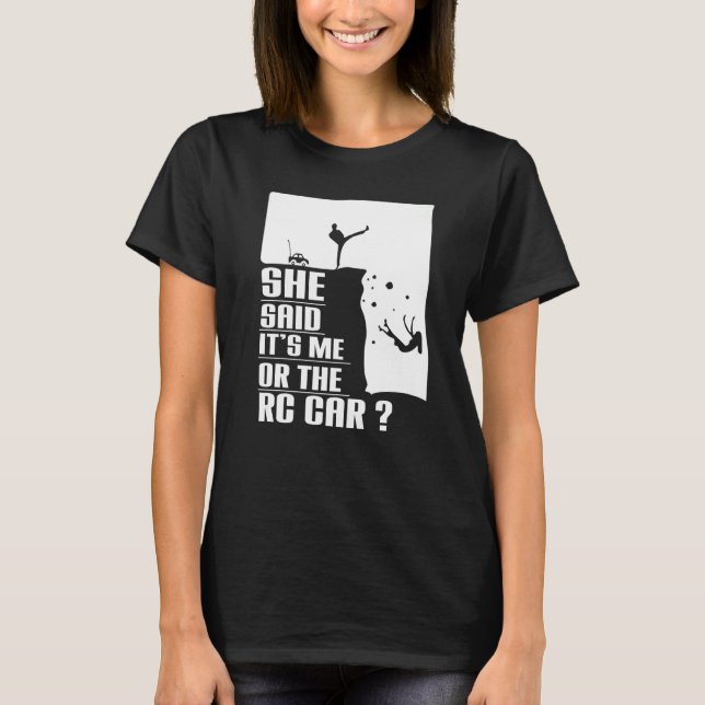 Natural Born RC Driver Racer Remote Kontrolled RC T Shirt (Framsida)