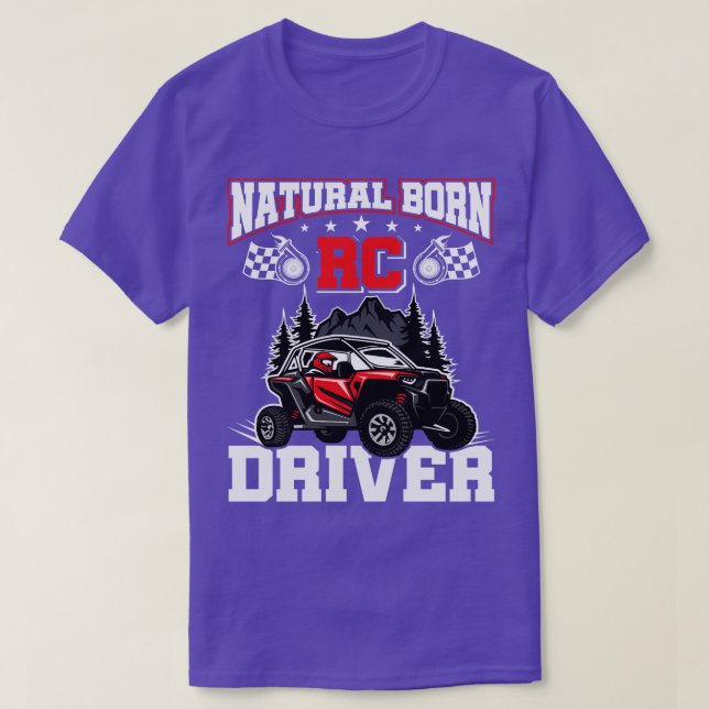 Natural Born RC Driver Racer Remote Kontrollerad 1 T Shirt (Design framsida)