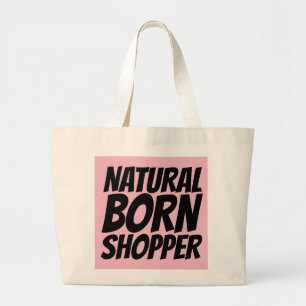 NATURAL BORN SHOPPER TÄCKTER JUMBO TYGKASSE