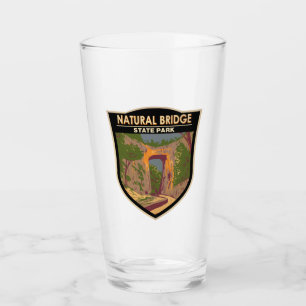 Natural Bridge State Park Virginia Vintage Glaskopp