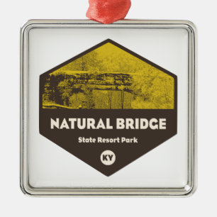 Natural Bridge State Resort Park Kentucky Julgransprydnad Metall