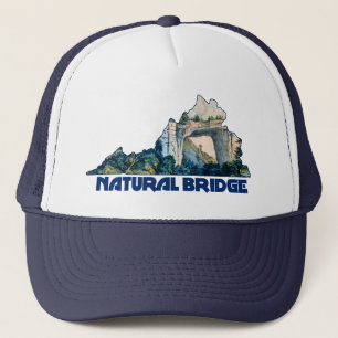 Natural Bridge Virginia Statskarta Keps