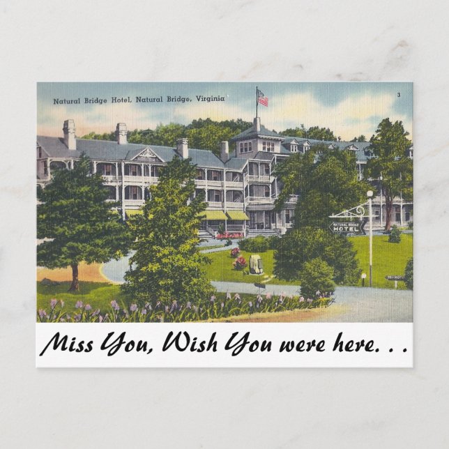 Natural Bridge, Virginia Vykort (Framsida)