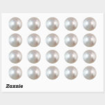 Natural Färg Tahitian Necklace Pearl Runt Klistermärke<br><div class="desc">Natural Färg Tahitian Necklace Pearl Classic Round Sticker</div>