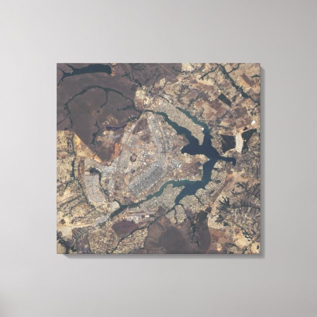 Natural-färgbild i Bras¯rika, Brasilien Canvastryck (Framsida)