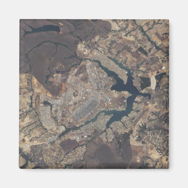 Natural-färgbild i Bras¯rika, Brasilien Magnet (Framsidan)