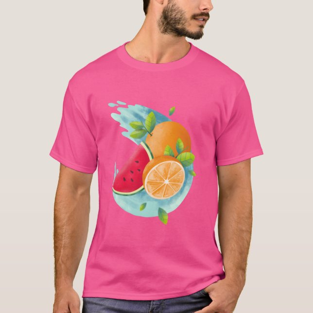 Natural food girl t shirt (Framsida)