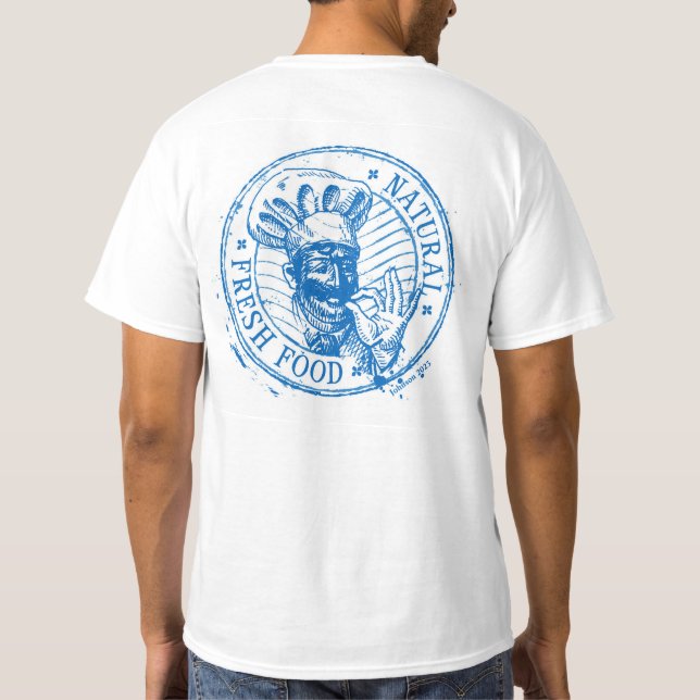 "Natural Fresh Food" T Shirt från Chef Lynn (Baksida)