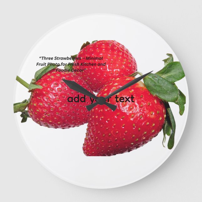  Natural Fruit Cushion for Home Decor Stor Klocka (Framsida)