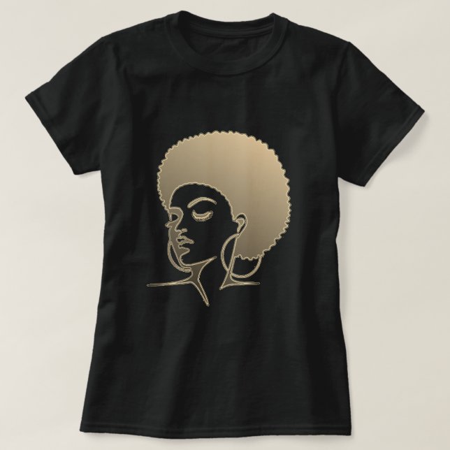 Natural Hair T-Shirt (Design framsida)