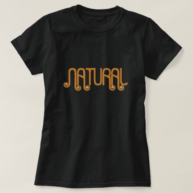 Natural Hair T-Shirt (Design framsida)