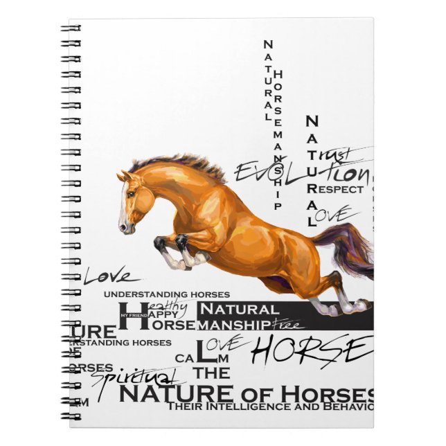 Natural Horsemanship by Insima Anteckningsbok (Framsidan)