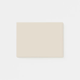 Natural Linen Solid Färg Post-it Block